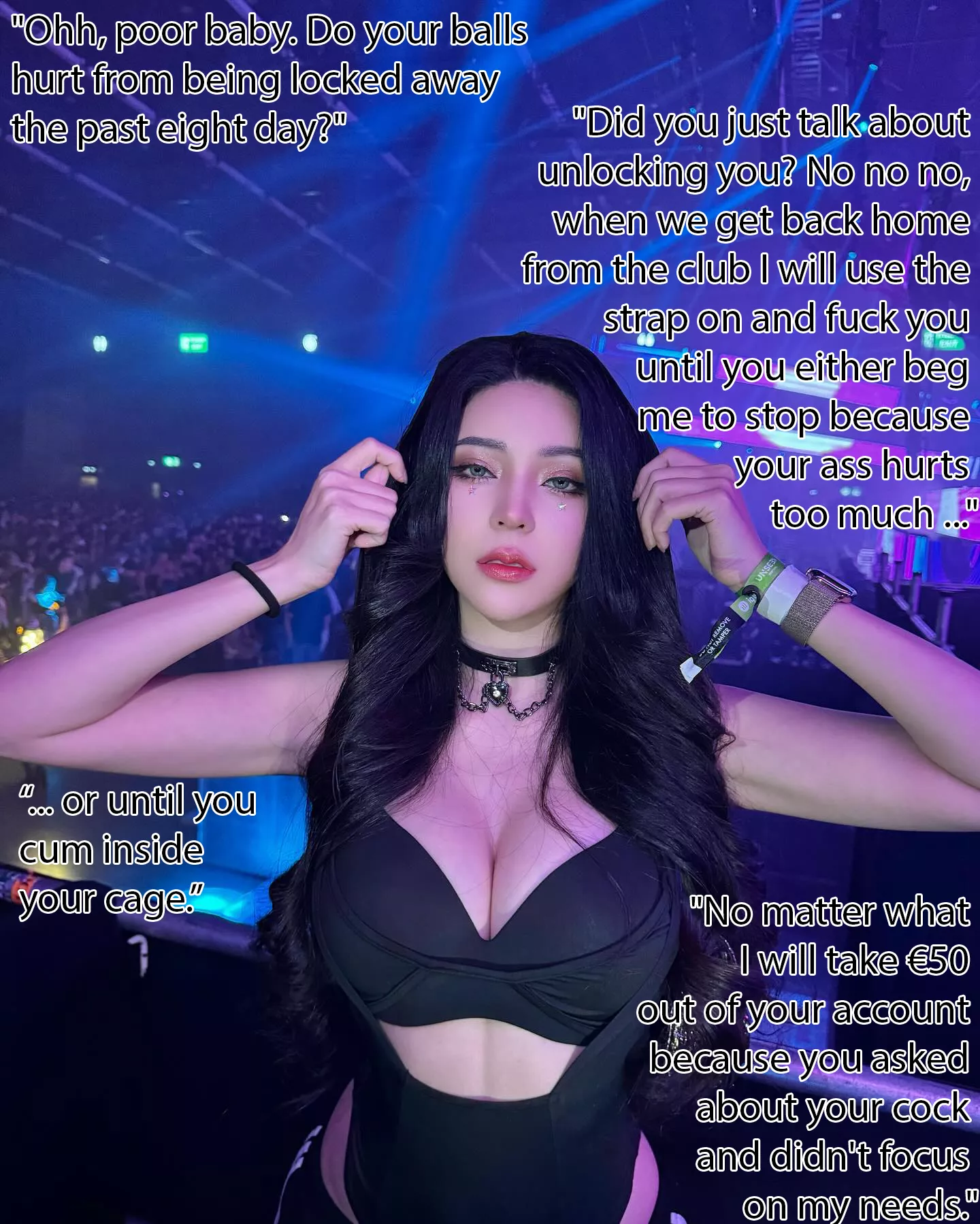 Her > You! She will drain you until you understand it!