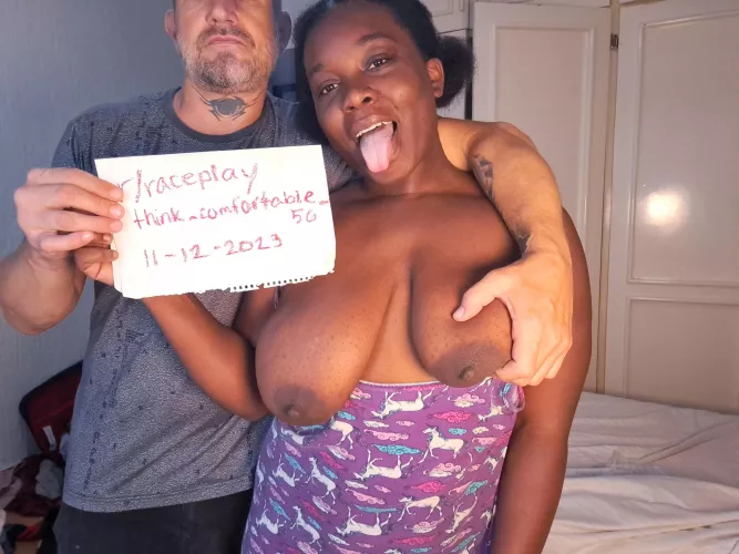 Hi! It's Ebony Ashley. This is my verification for my filming partner. Sorry, all I had was lipstick to write with. 🙈