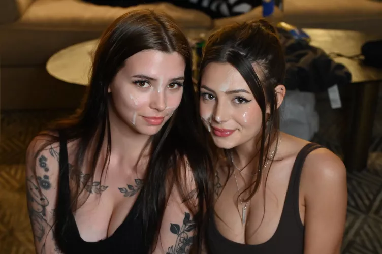 kiss us after you finish on us