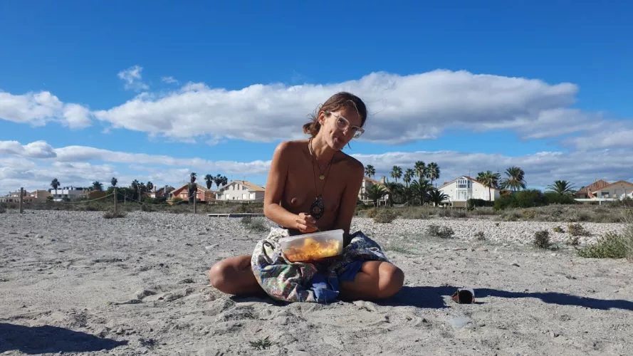 Love the feeling of freedom of nudity at a nudist beach