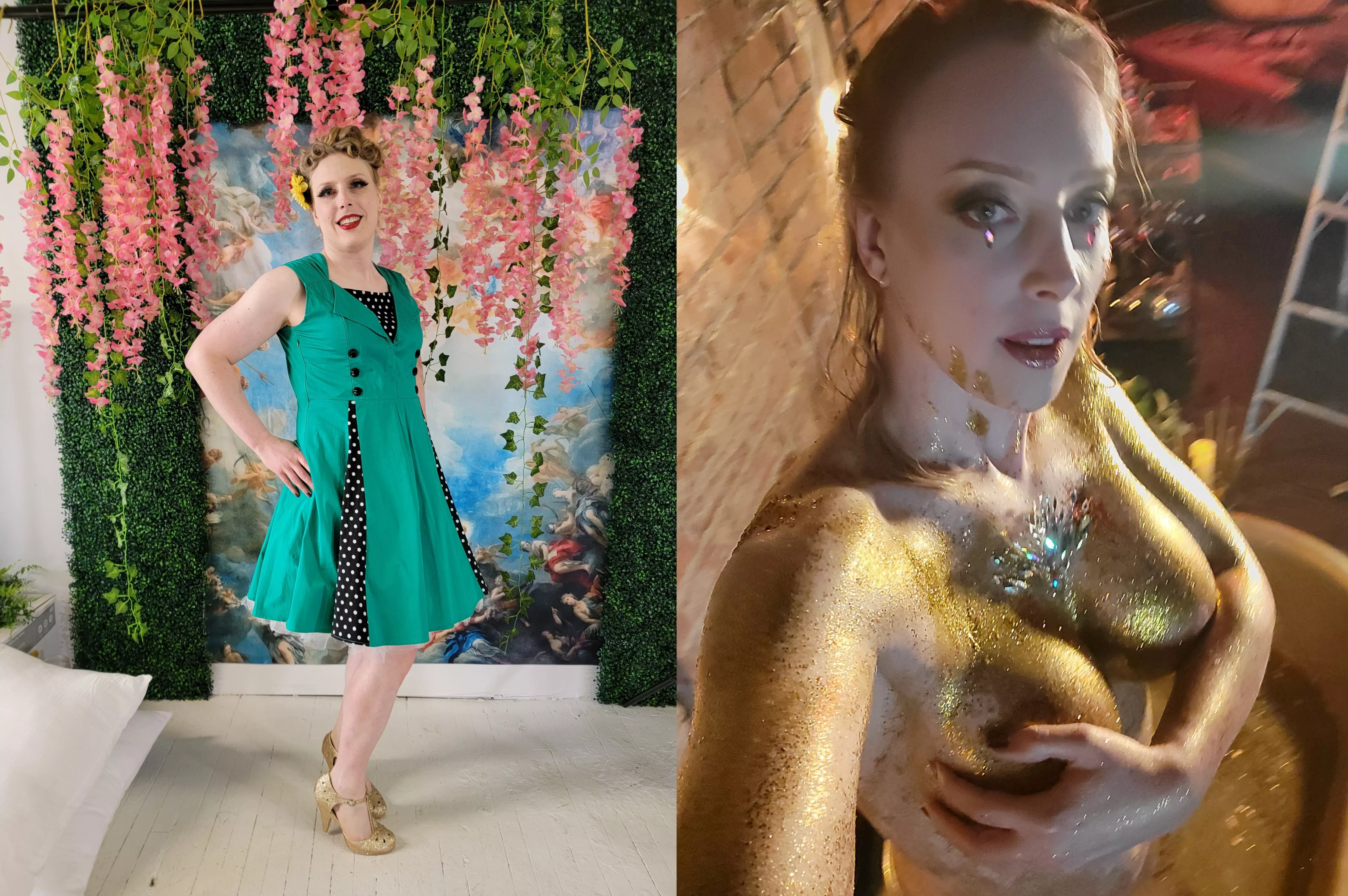 Photoshoots hit different after a lot of work, confidence building, and plastic surgery