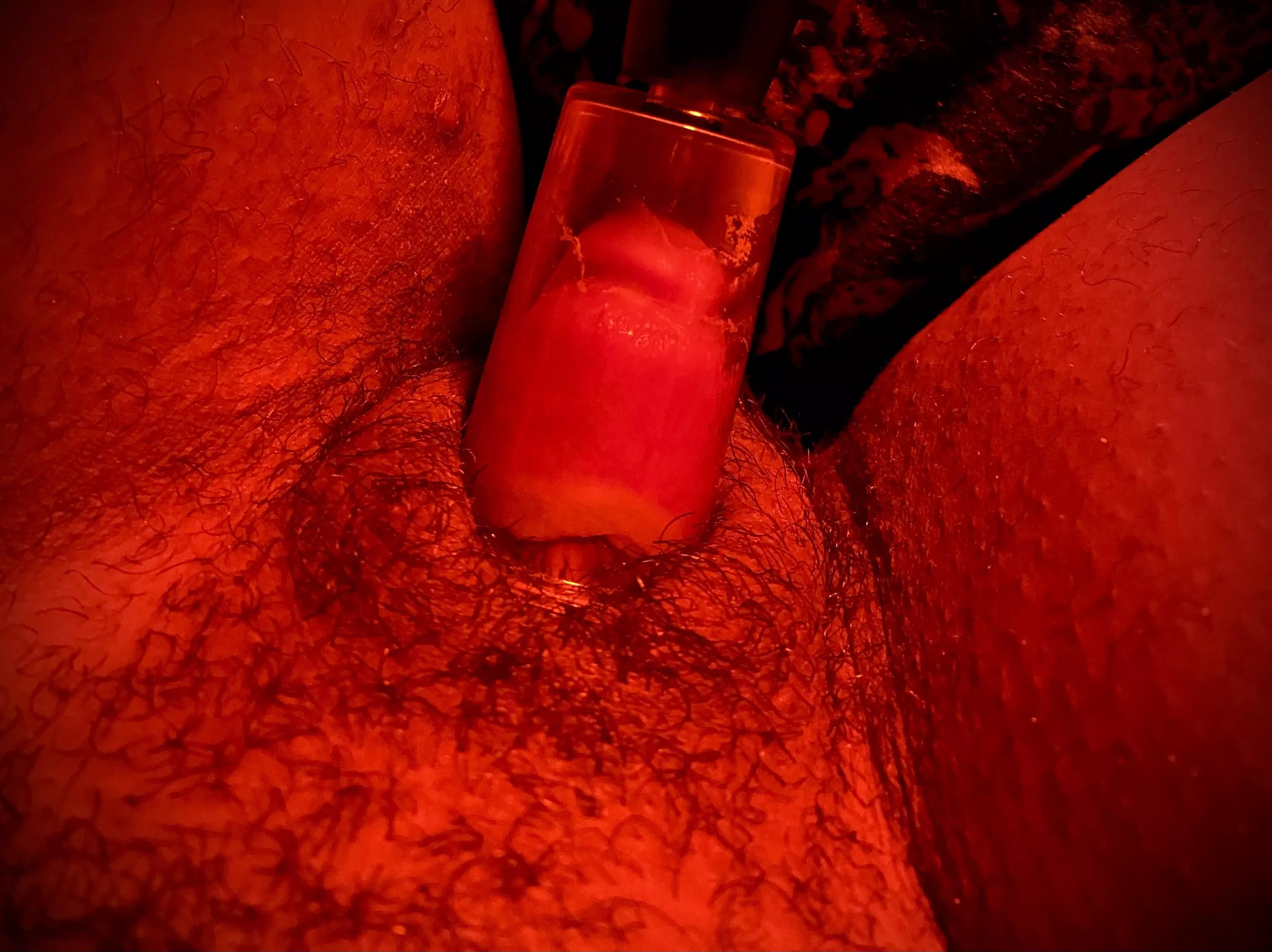pumping my clit even bigger