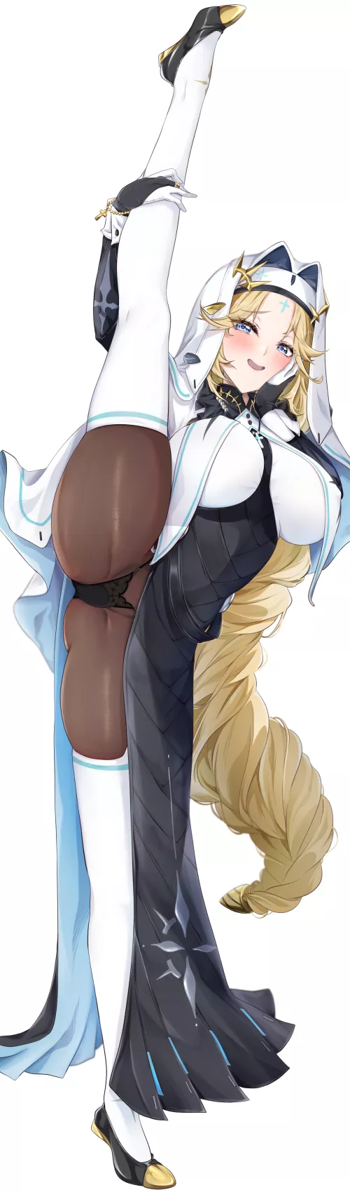 Rapunzel standing split