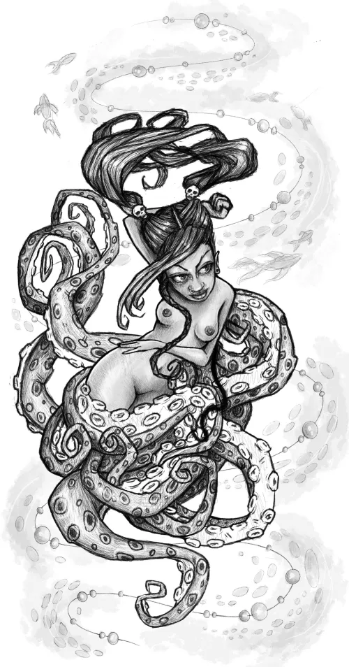 Sea Kitten (art by me)