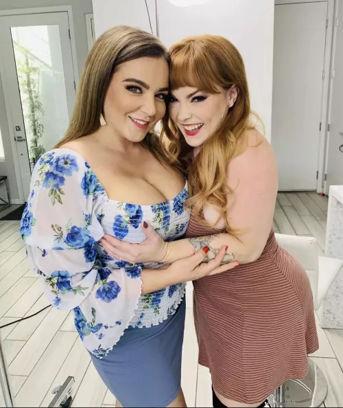 She’s Jealous of the Cute MILF in Blue