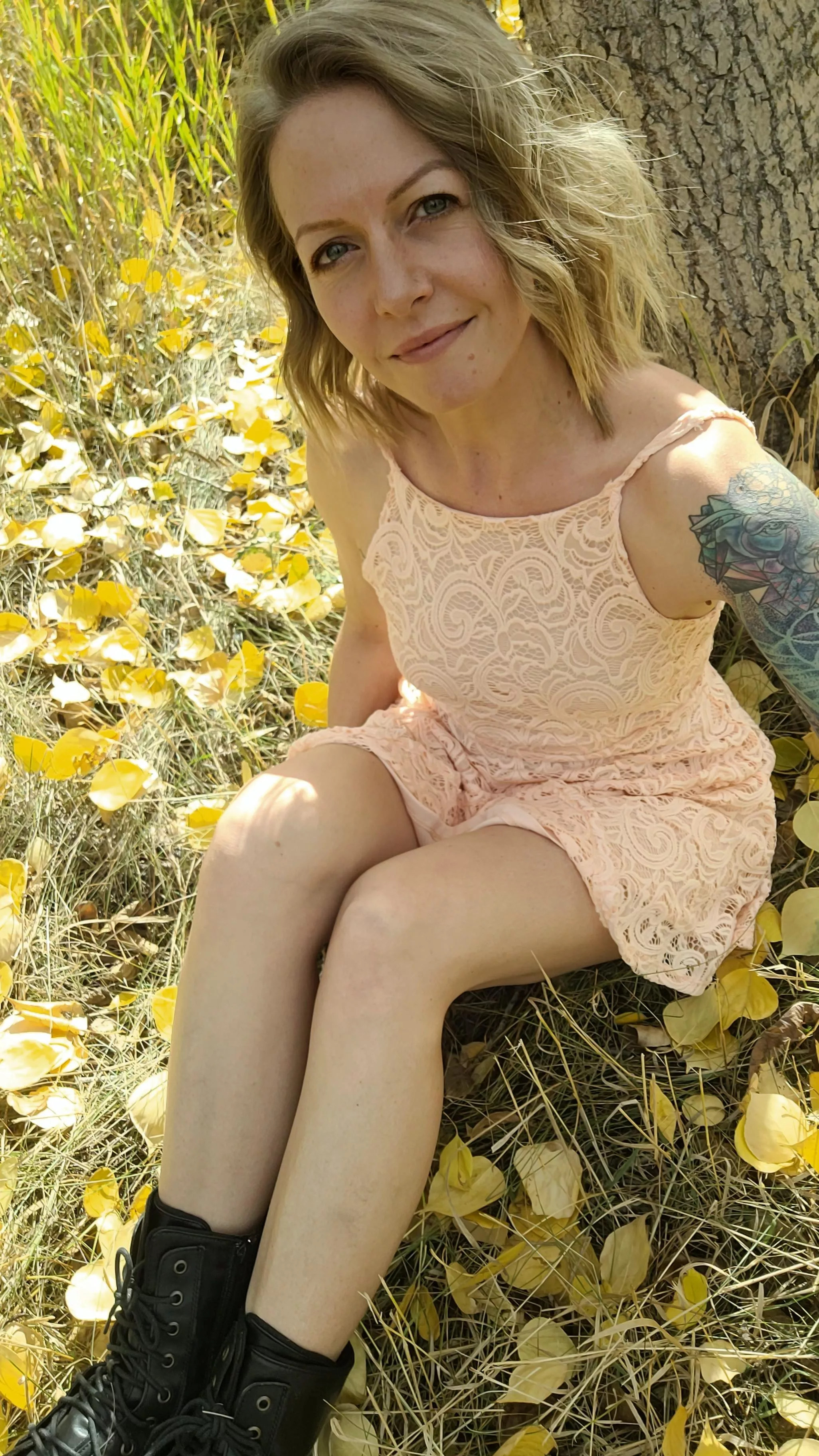 Taking a break on my walk