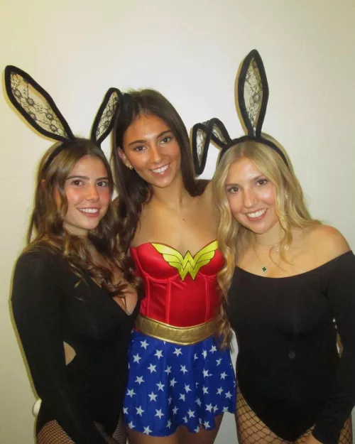 Three hot Halloween girls, how would you rate them?