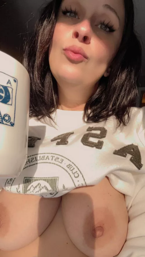 Wanna cozy up with you me and this hot cup of coffee??