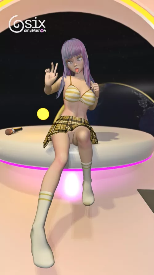 Wanna play with this space kitty? 😻 https://chaturbate.com/emyliveshow