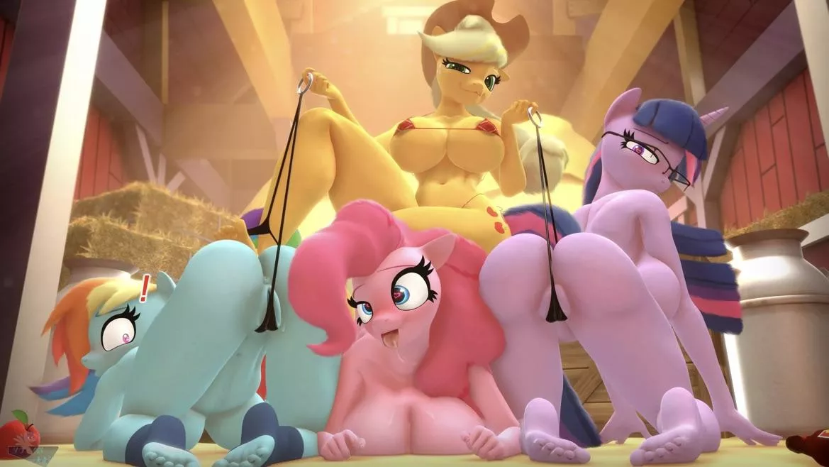 Who should Apple jack play with first (Hoovesart)