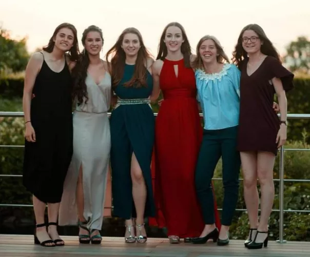 [6] nerds dressed up for a gala