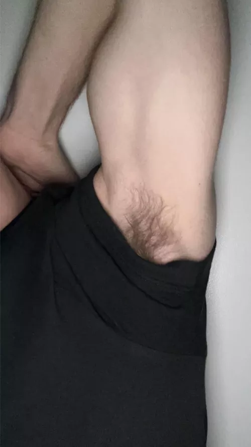 Always peeks out when I stretch my arms