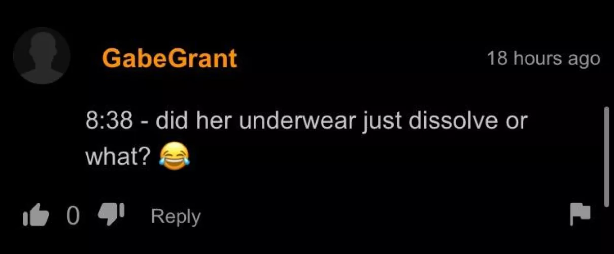 Dissolvable underwear?