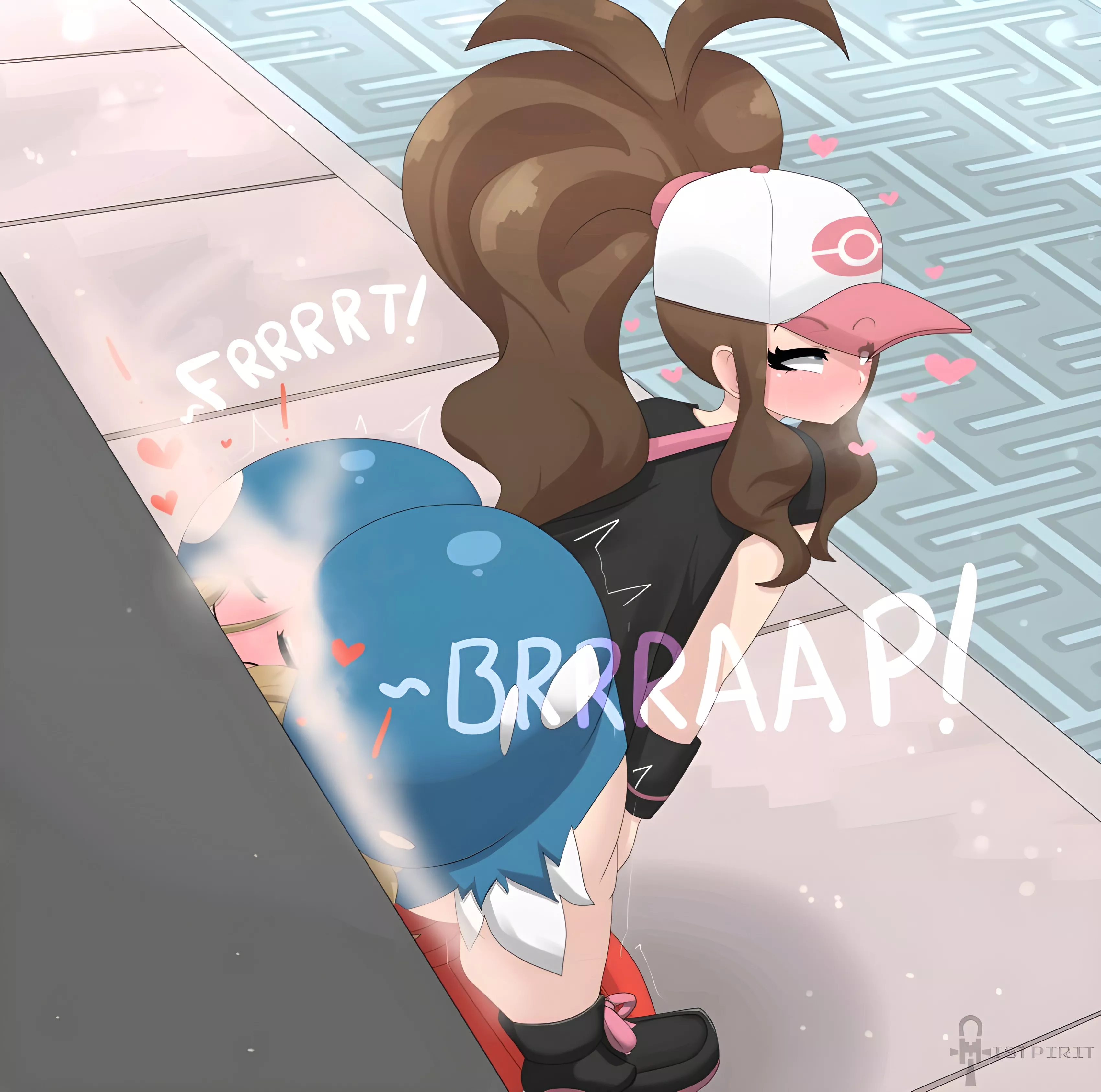 imagine being pinned into a wall like this outdoor..~ (mistpirit)