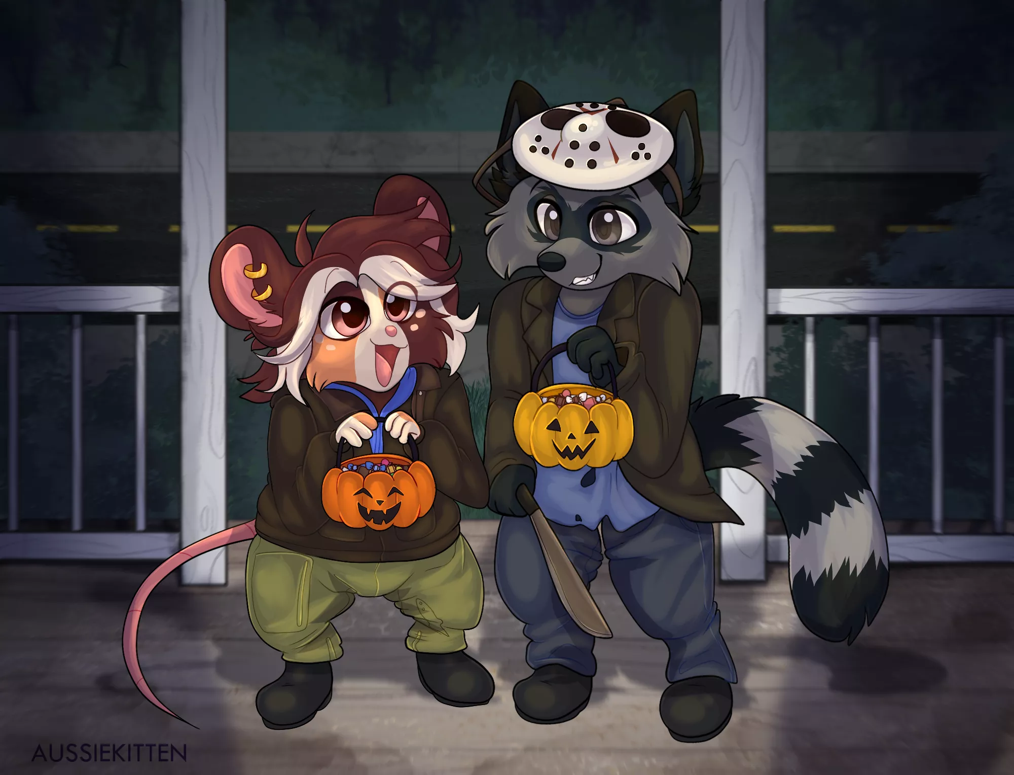Is it too late to trick or treat? 🌘 | [C] for DarthRactus