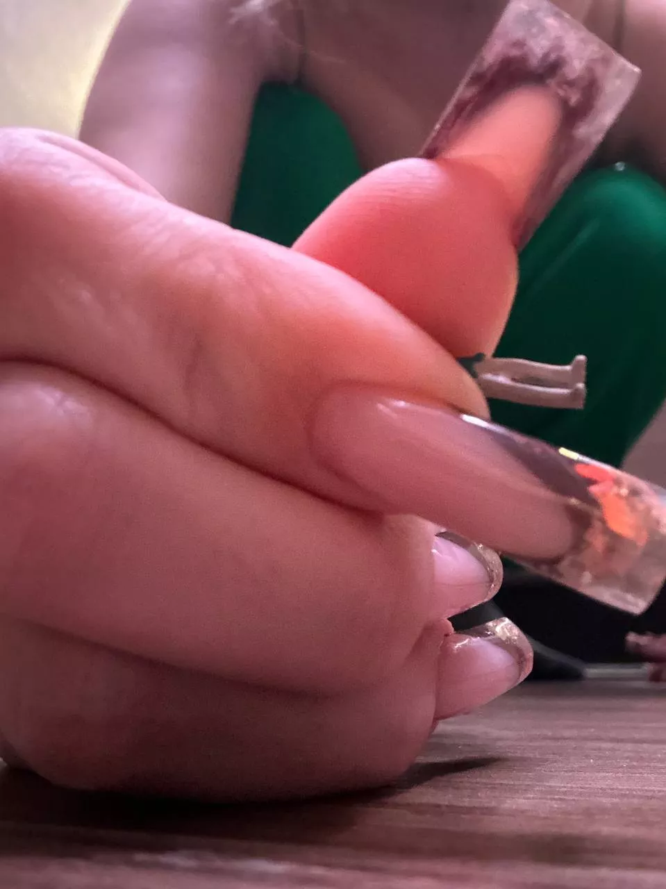 my nails are bigger than you