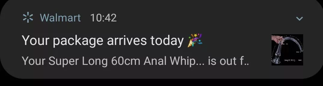 My phone buzzed? What did it say?