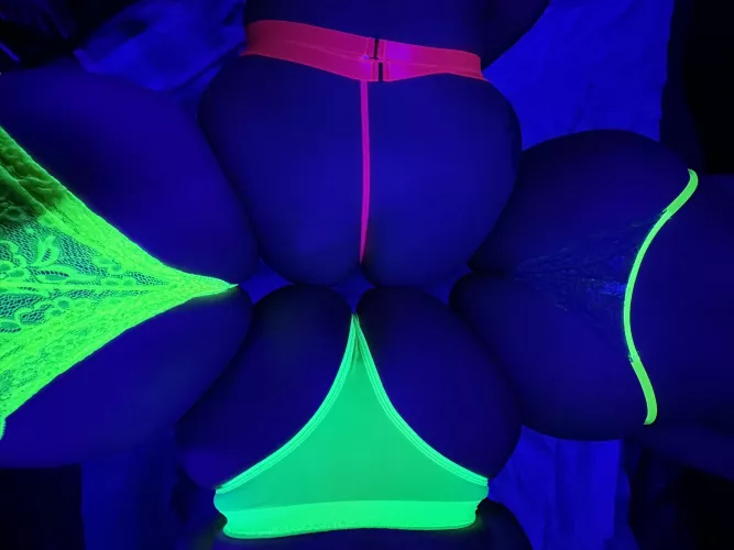 Our panties glow like our personalities [f]