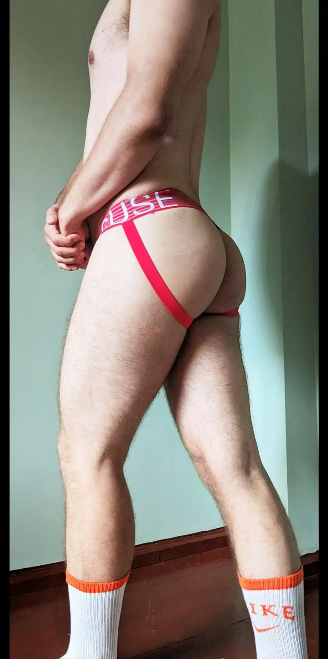Red jocks for naughty thoughts