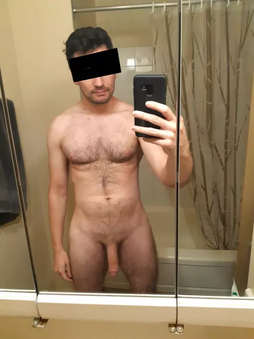 [34] Why do we have to hide ourselves all the time? Nudity is natural. If you want to see the uncensored, full face pic, just ask. I don't mind showing