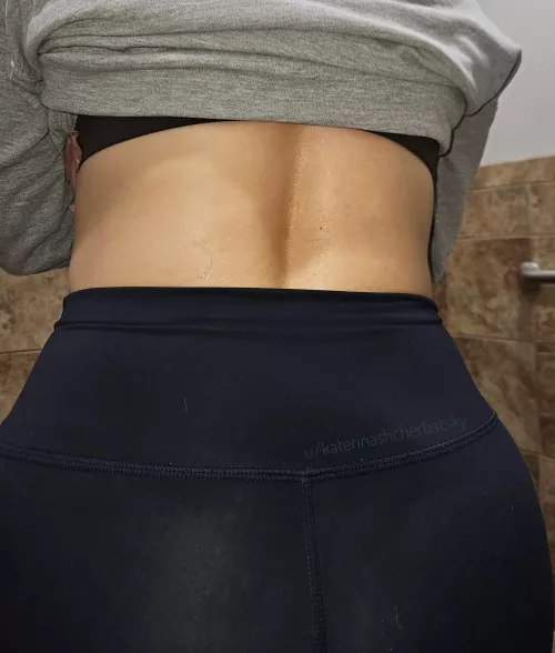 A little bit of back sweat.