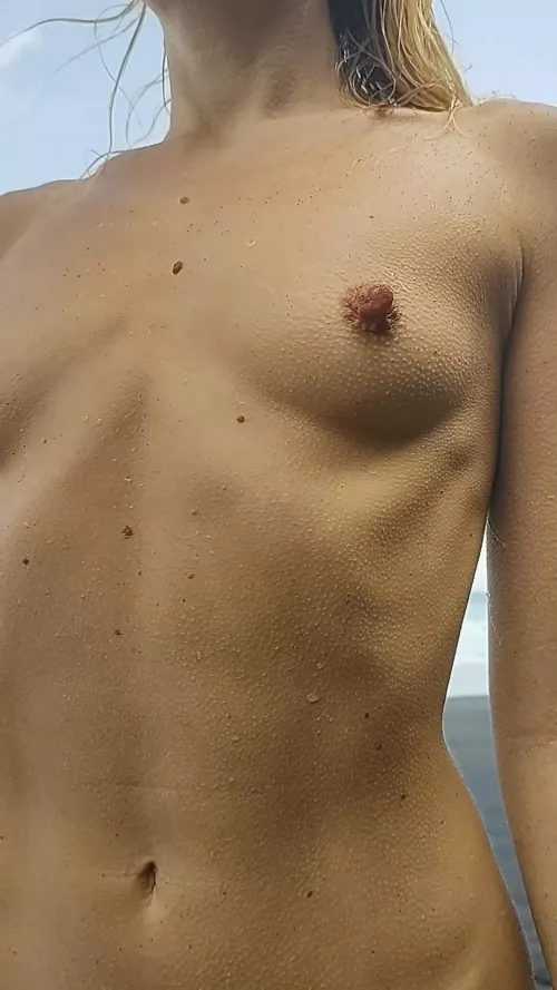 Afterswimming goosebumps