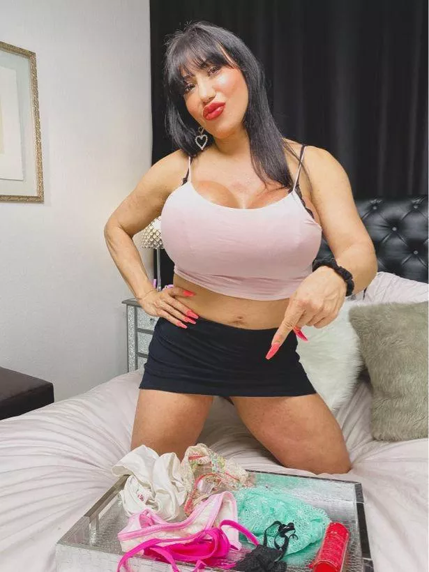 Always wearing the sluttiest lingerie!