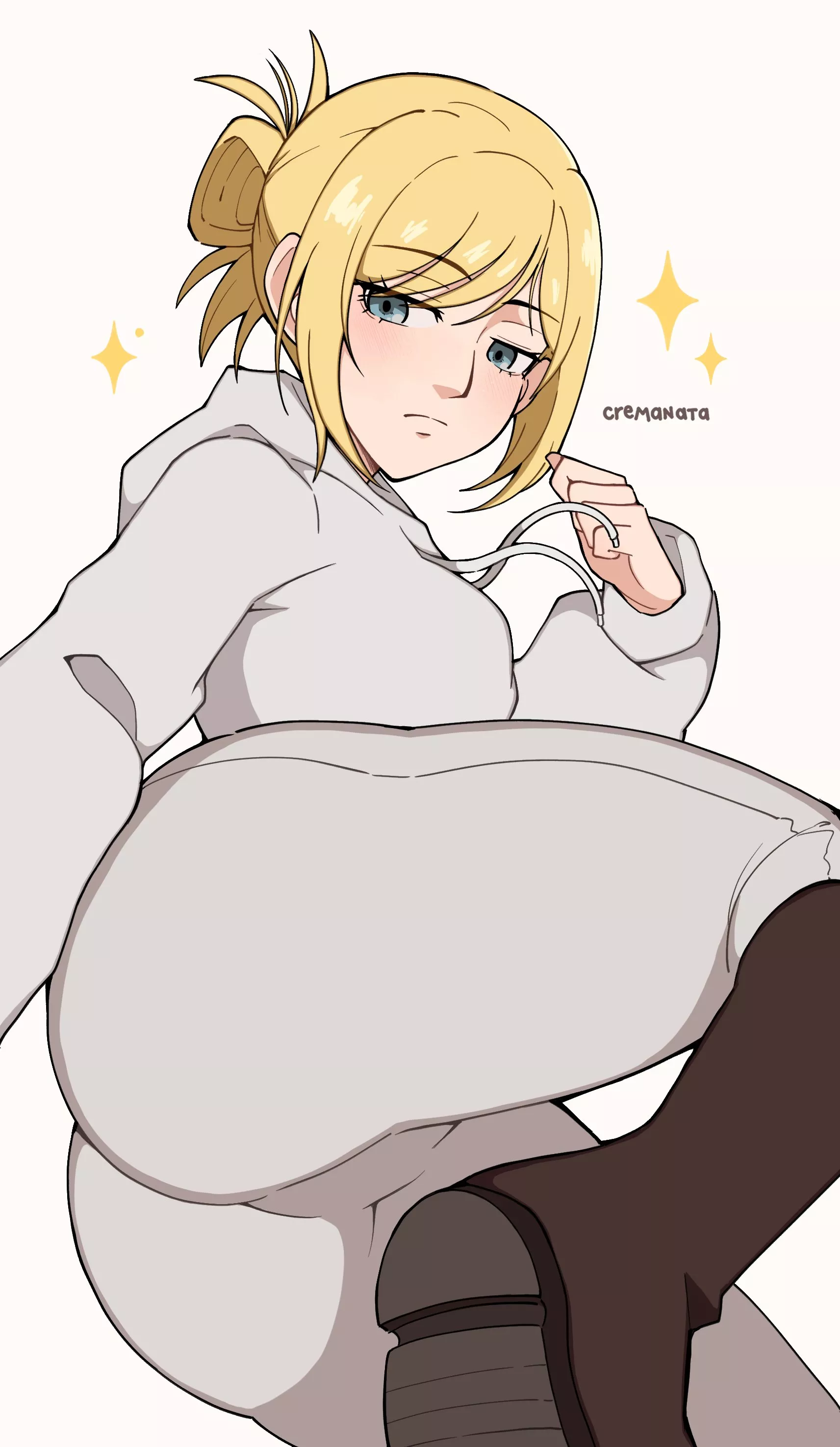 Annie Leonhardt Taking A Picture For Armin (Attack on Titan)
