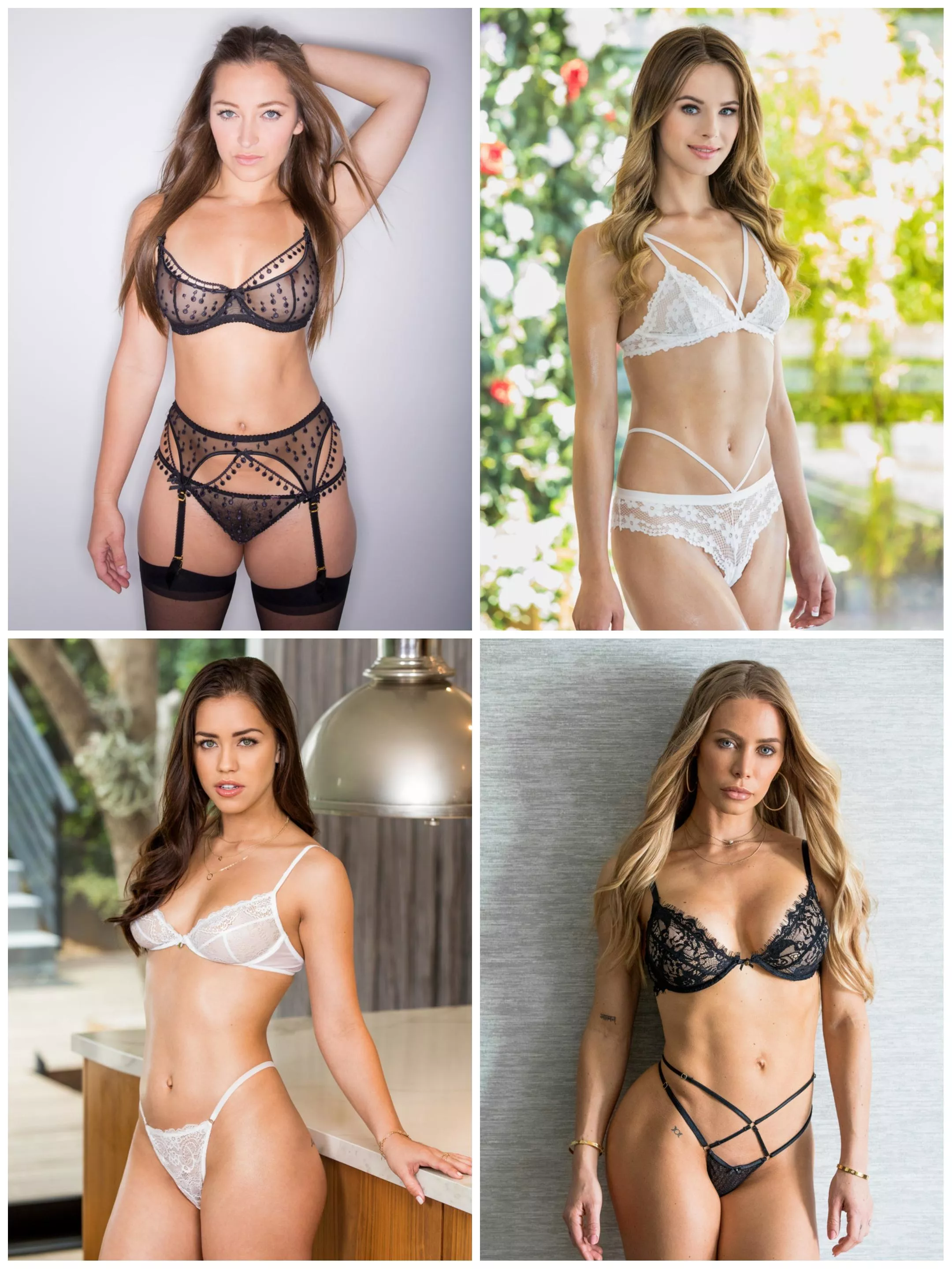 Babes of Blacked Tournament: Pick 2 pornstars for the next round - Part 7: [Dani Daniels] vs [Jillian Janson] vs [Alina Lopez] vs [Nicole Aniston]