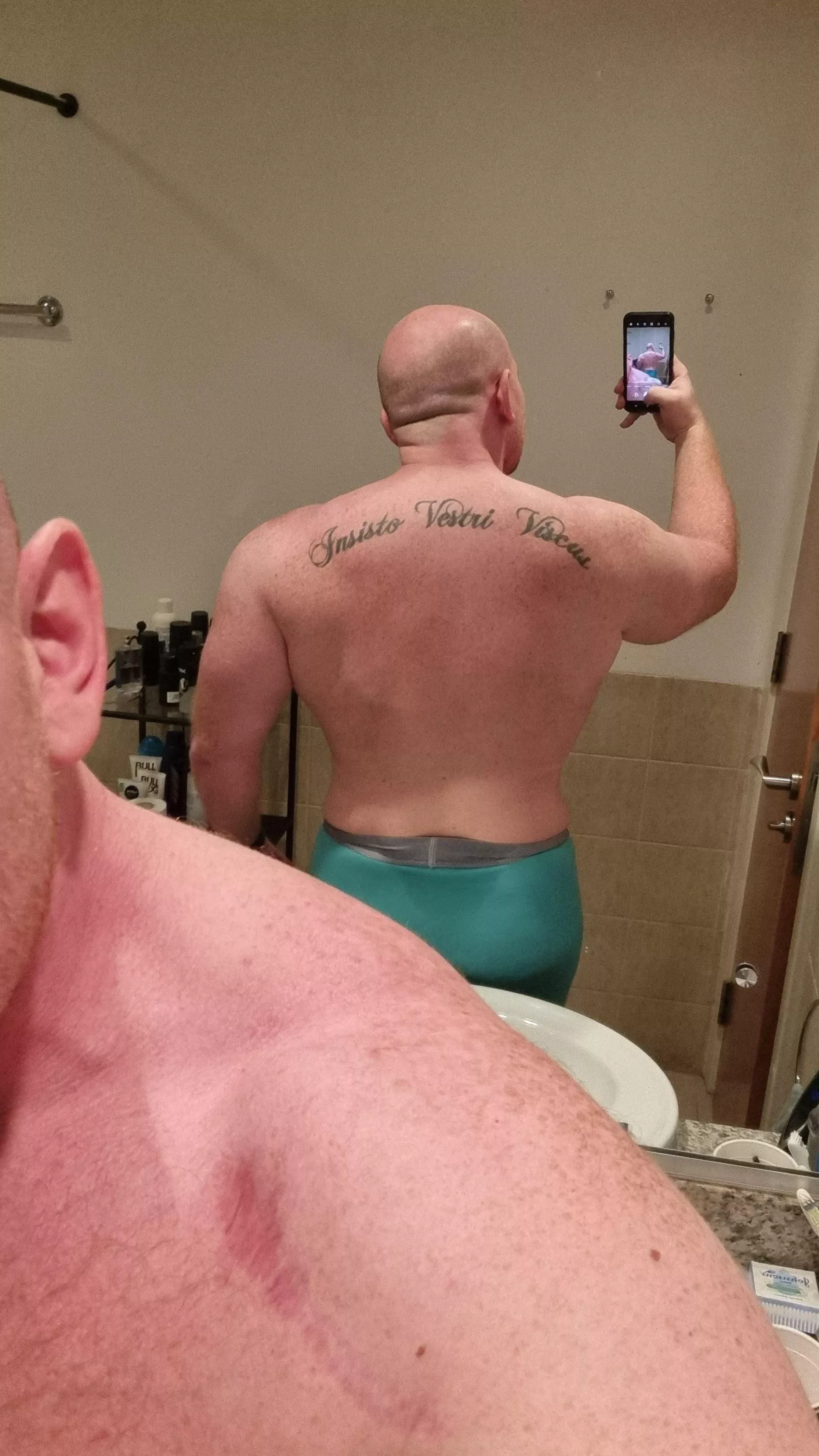 Bear briefs back and baldspot