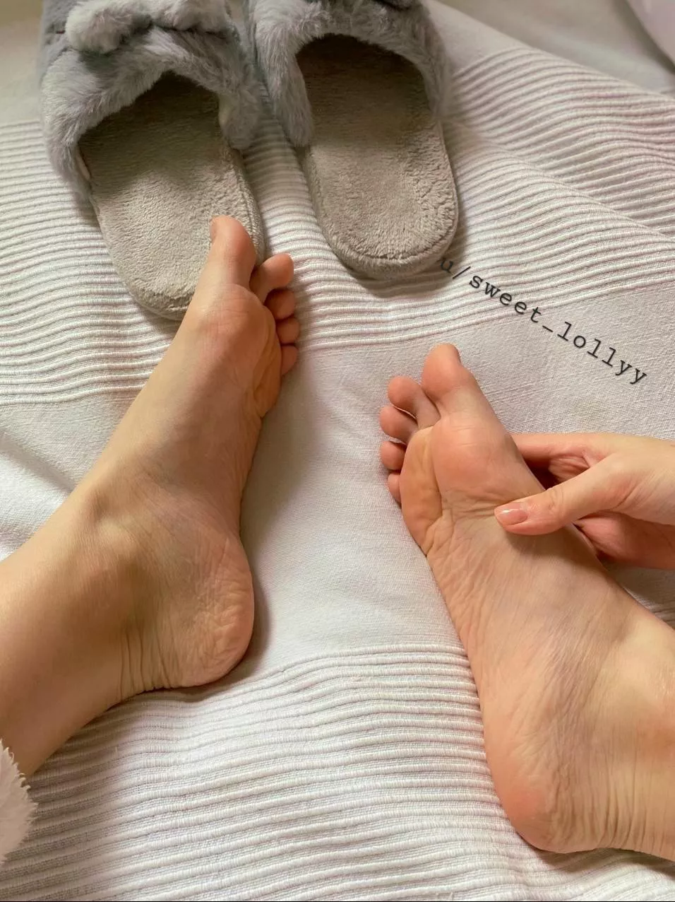 Can your mouth feel even better than my fuzzy slippers?