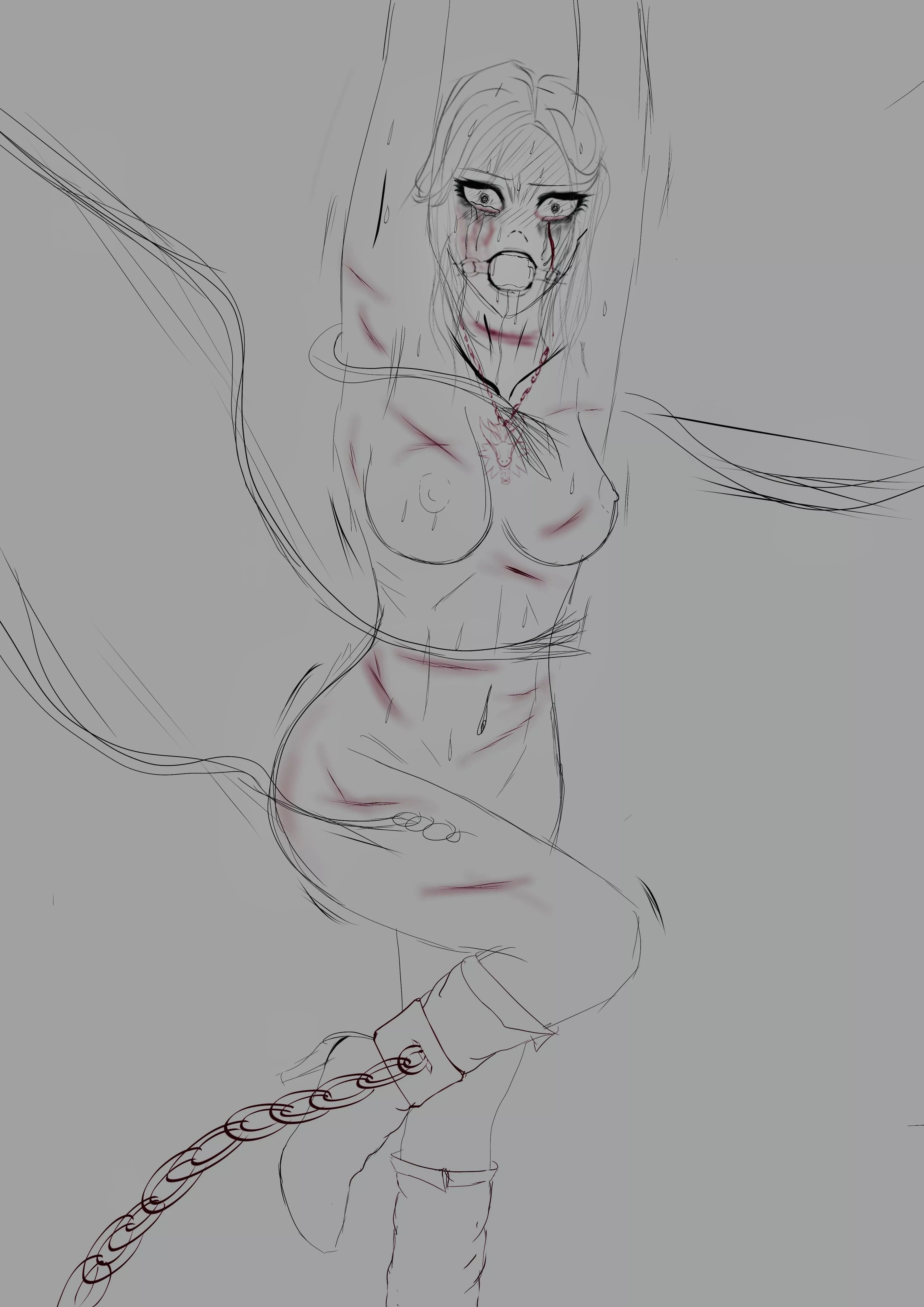 Captured Ciri Part 2 by me