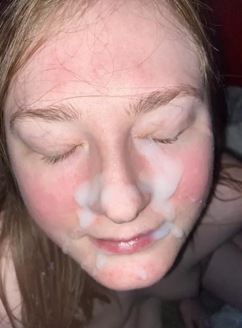 could you cum on my face and hair