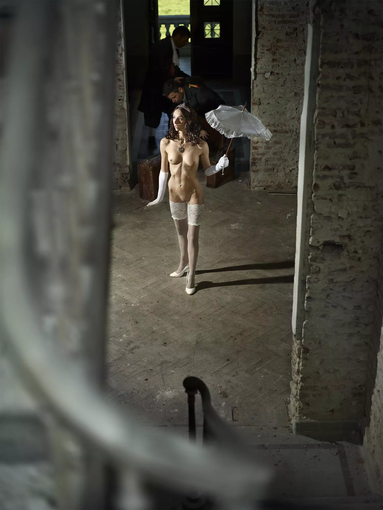 Debutante arriving at the ball