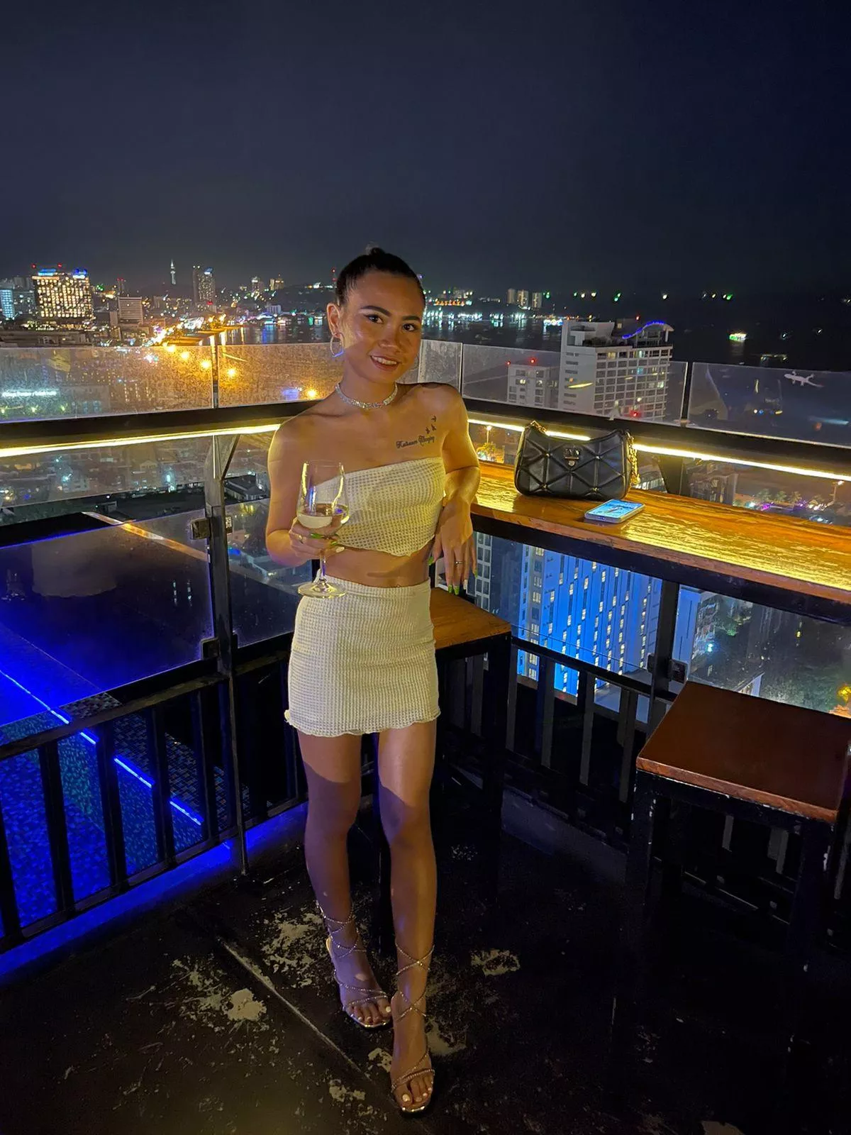 do you like my mini skirt + high heels combo?