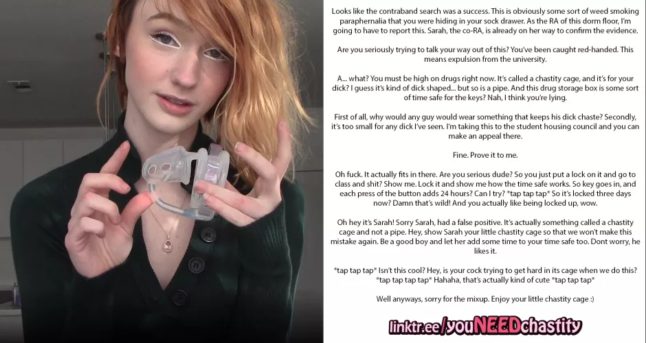 Dorm Inspection [Chastity]
