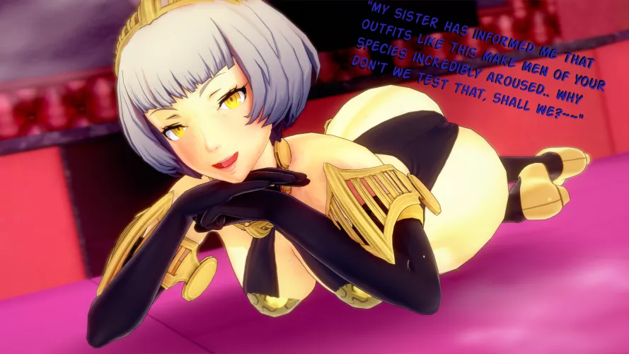 Elizabeth Flirting (by me)