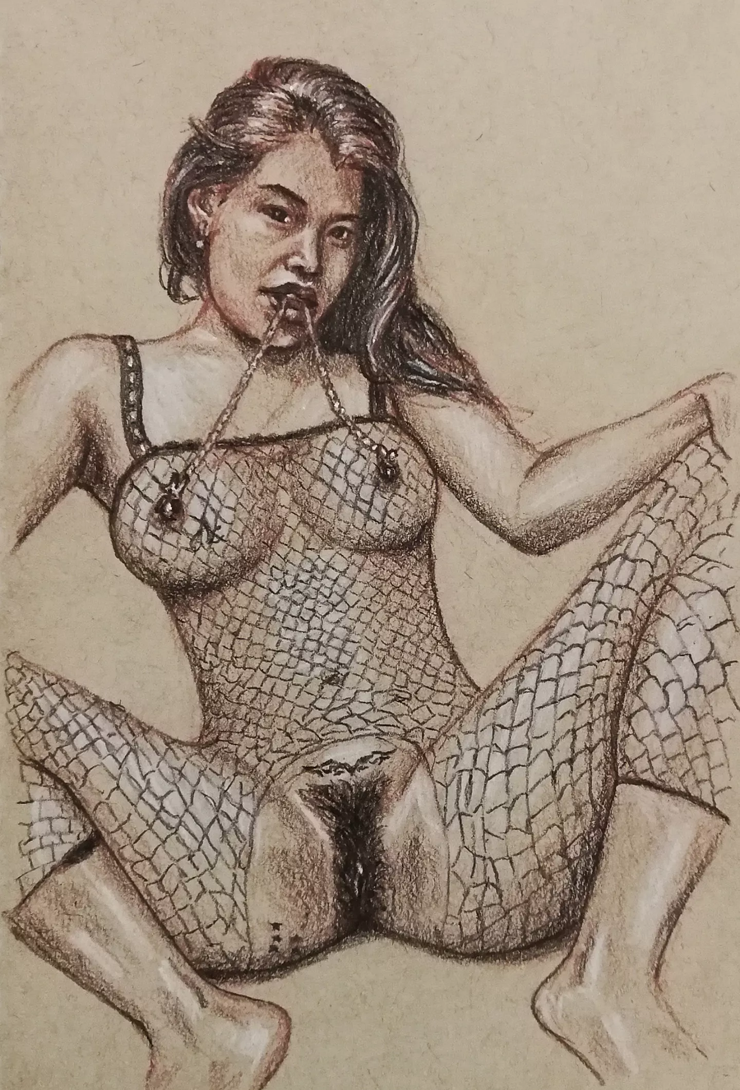 Fishnet Bodystocking by Jimmy