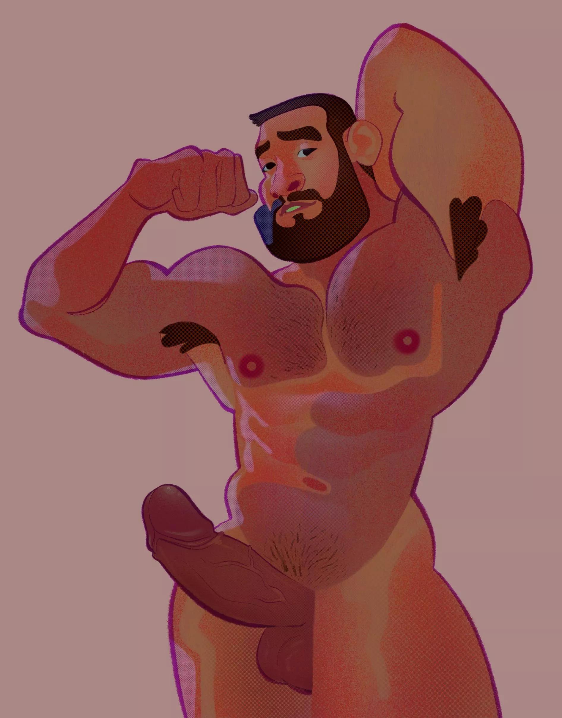 Flexing (Art by me)
