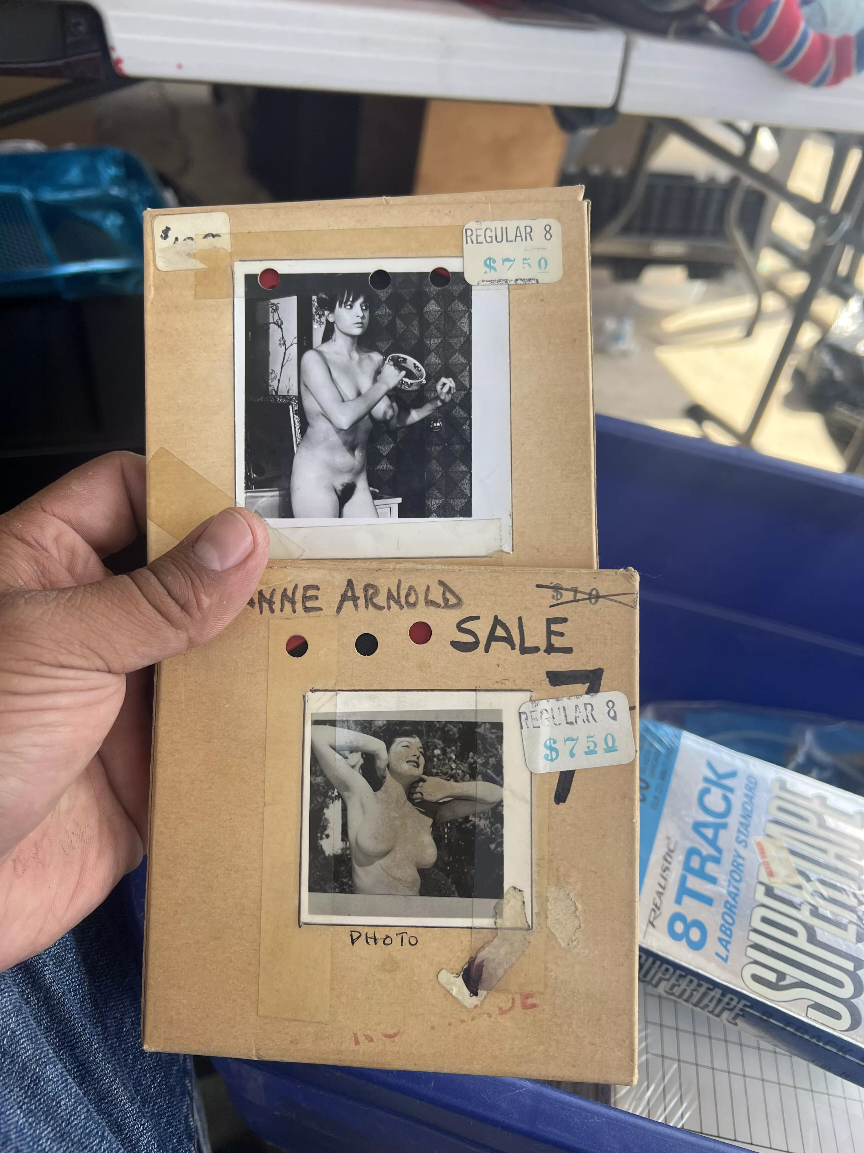 Found these today. The one on the bottom is Joanne Arnold. They are both 8mm. Not sure if this is a video of a photo shoot. Any information on what these are and if I can digitize it??