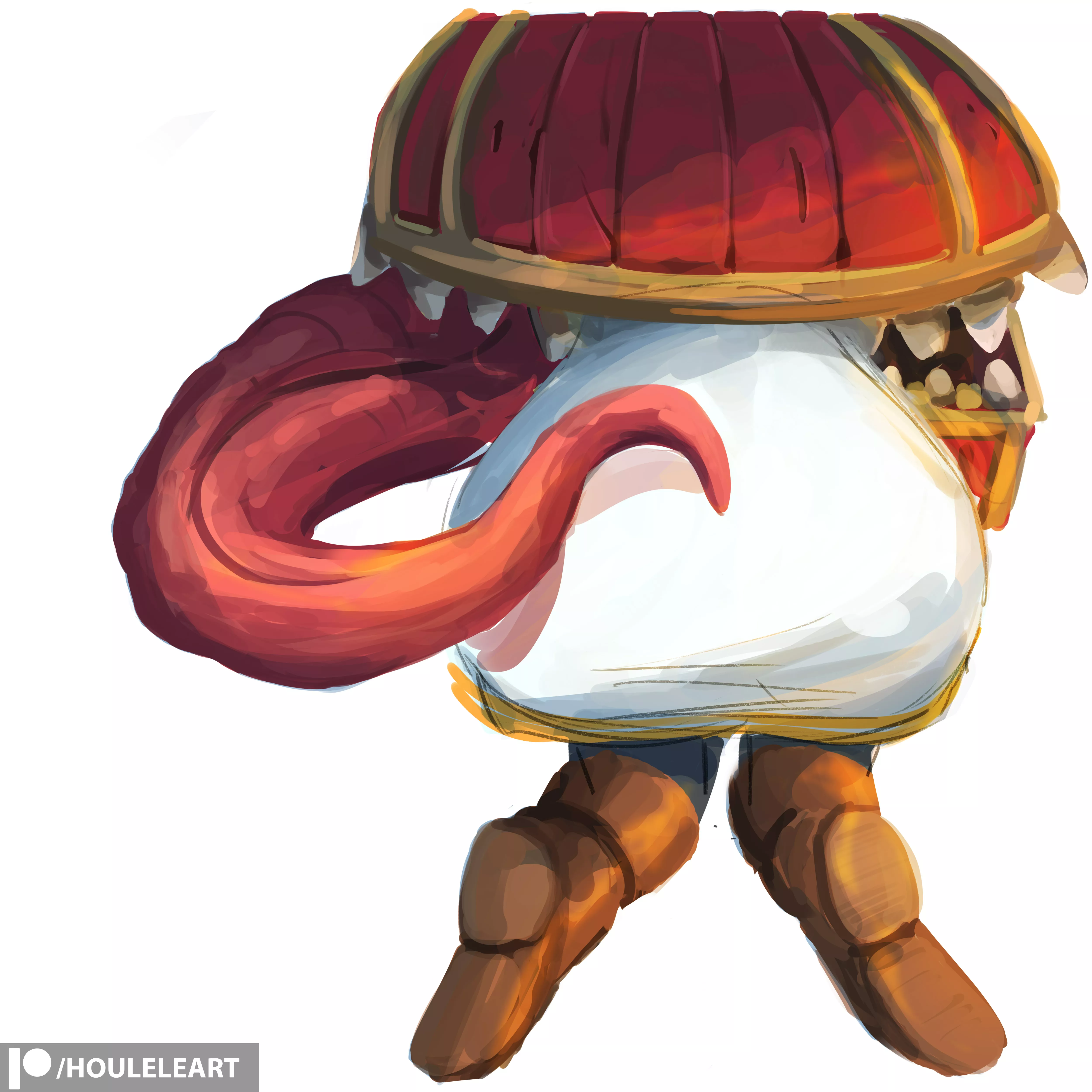 Frieren Huge Ass in Mimic Chest