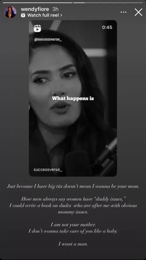 From Wendy’s ig stories. What do you all think?