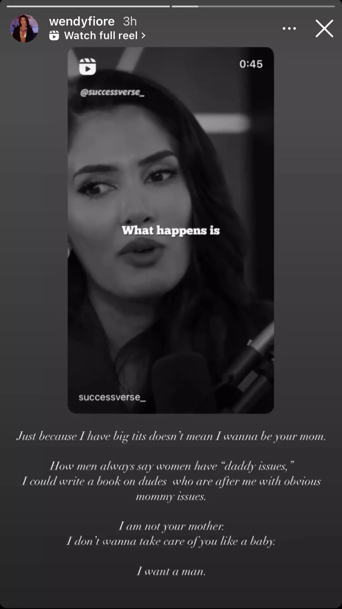 From Wendy’s ig stories. What do you all think?