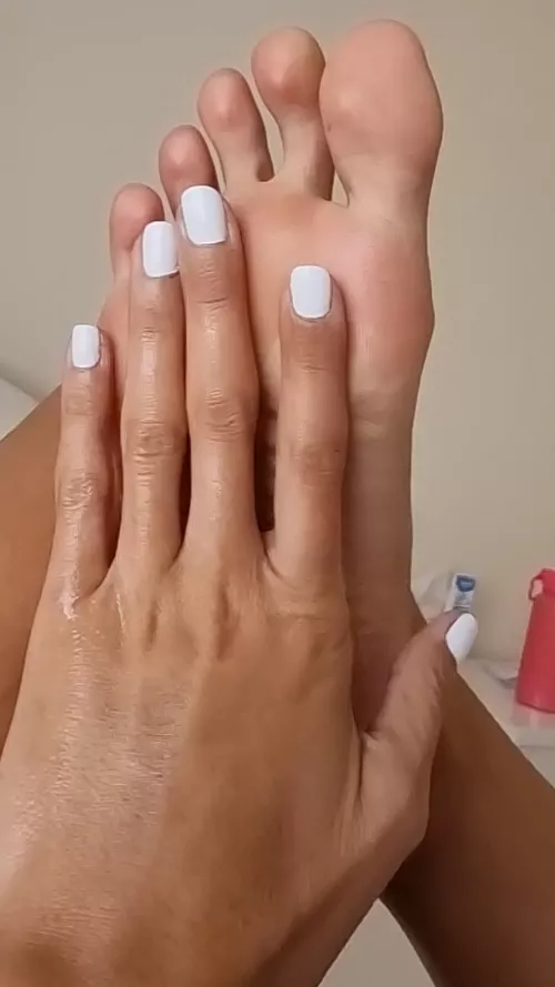 Giving myself a massage