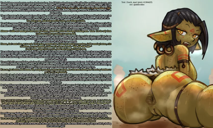 Gobbo don't want husbant, just a buttslave [Shorstack] [Anal] [rimming] [Femdom] [big ass] [Commision] | Art:@dddoodles