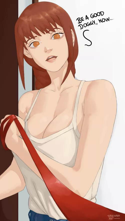 Going for a walk with Makima