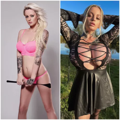 Her bimbofication is fantastic