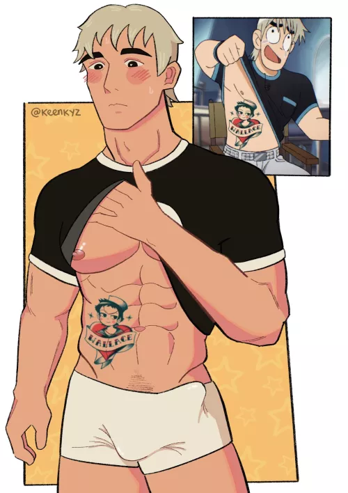 He’s in love with Wallace Wells (art by me @keenkyz)