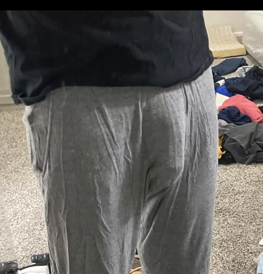 Hide the bulge or flaunt it when your friends are over? 😈