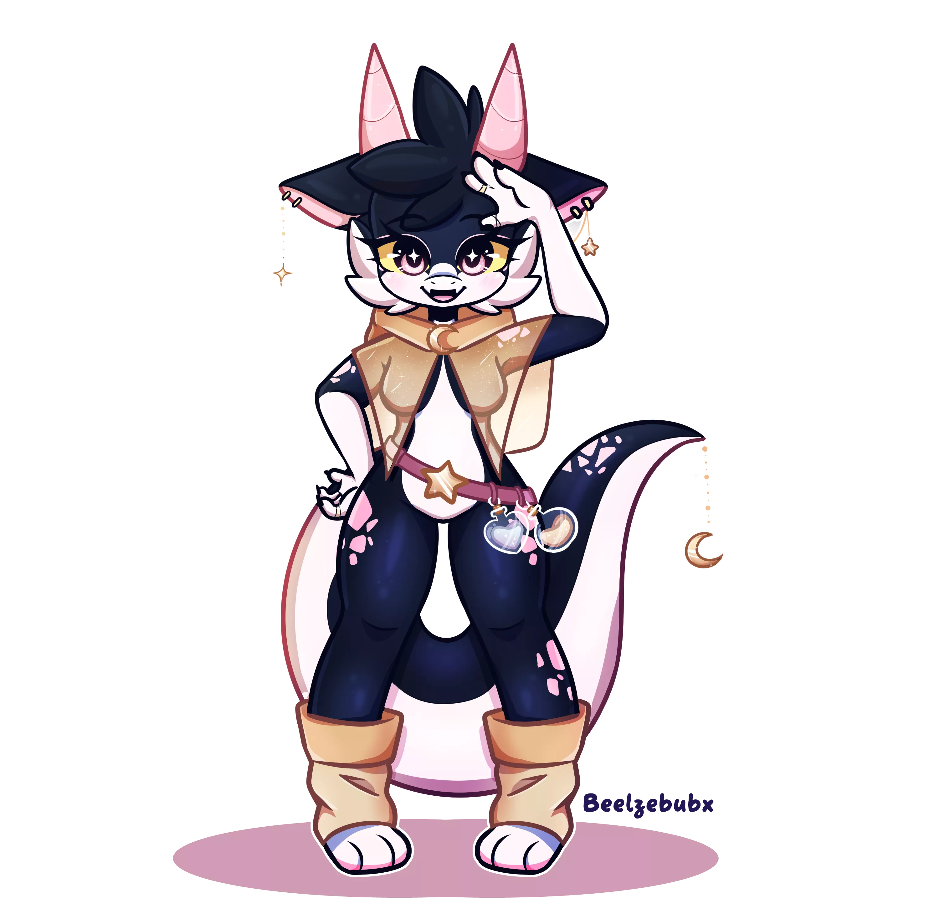 hope kobolds are allowed! here's a custom design I made for someone :D (OC)